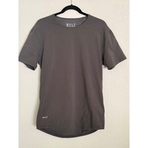 BYLT Premium Basics Lux Blend Drop Cut T-Shirt Mens Medium Charcoal Gray Tee